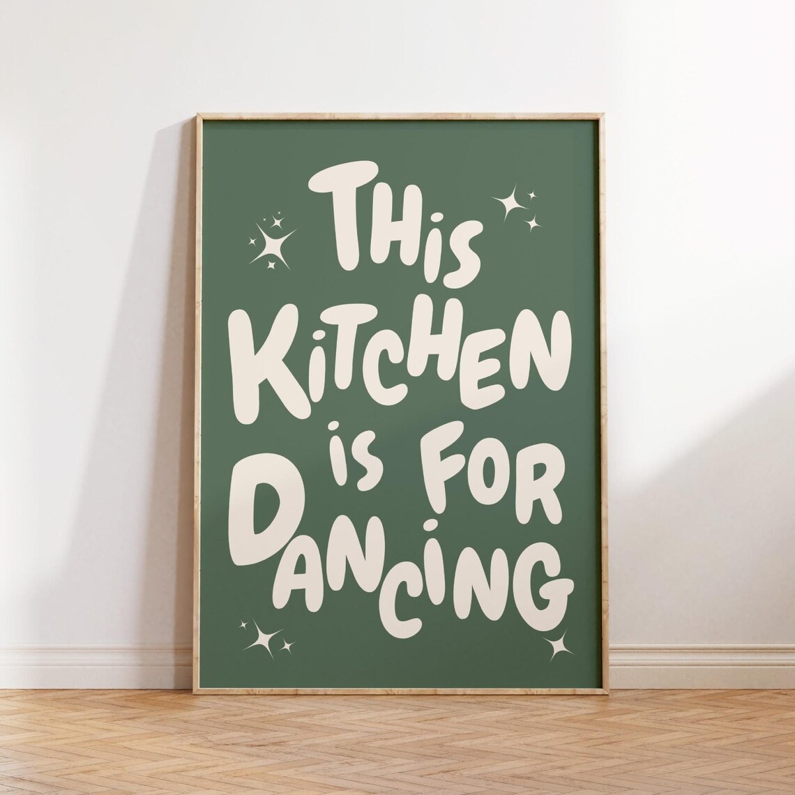 This Kitchen Is For Dancing Poster, Kitchen Wall Art
