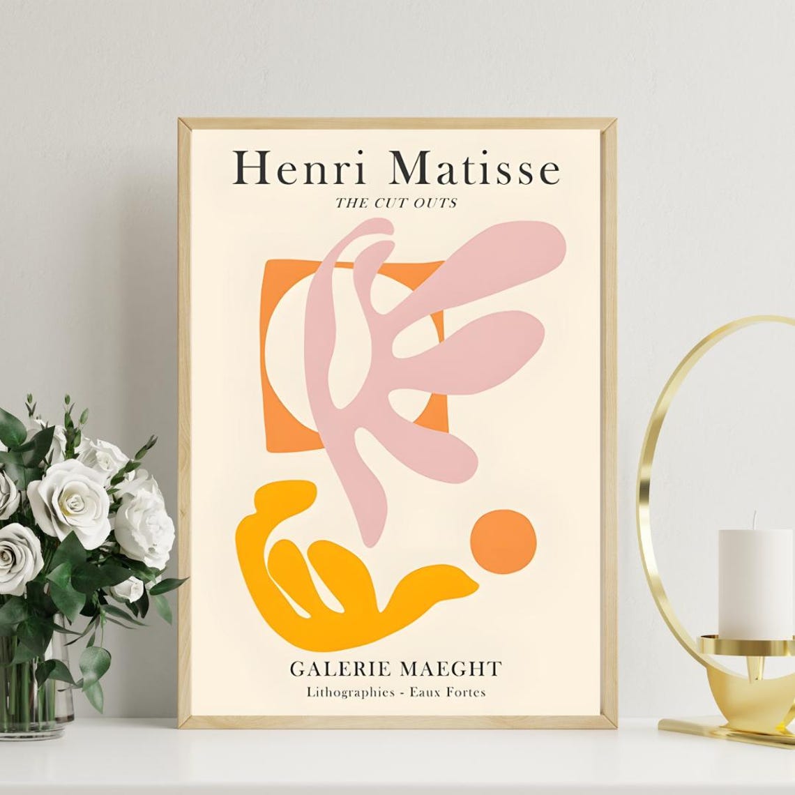 Henri Matisse The Cut Outs Galerie Maeght Exhibition Art Poster