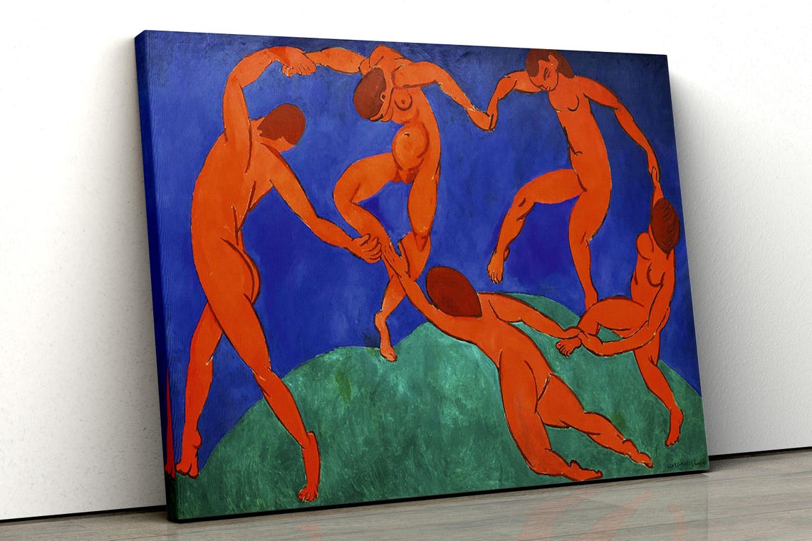 Henri Matisse La Danse The Dance of Five Crimson Figures Art Poster - Image 5