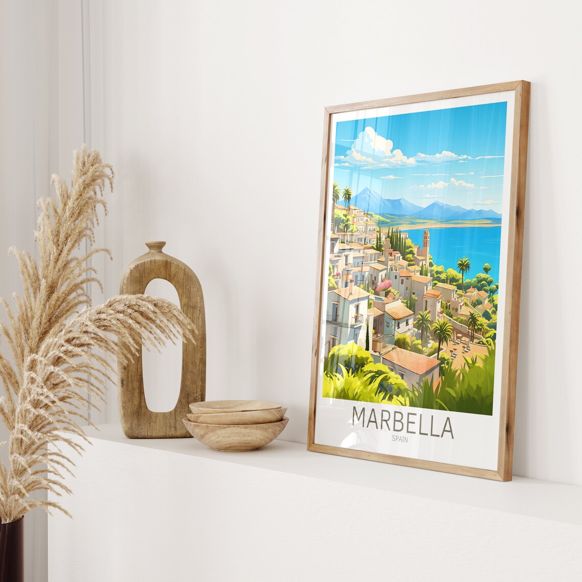 Marbella Vintage Travel Poster, Spain Travel Print - Image 2