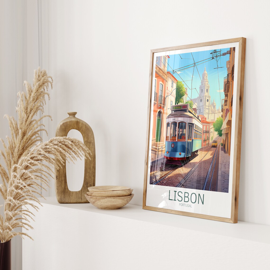 Lisbon Travel Poster, Portugal Art Print - Image 2