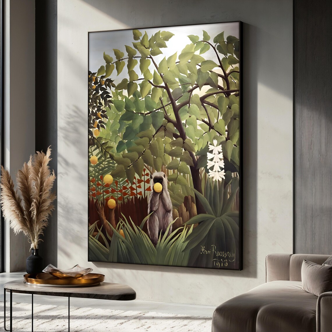 The Merry Jesters, Rousseau Vintage Nature Poster