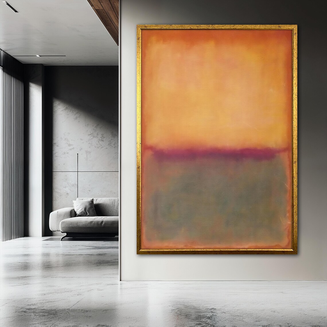 Mark Rothko Light Over Deep, Abstract Art - Image 3