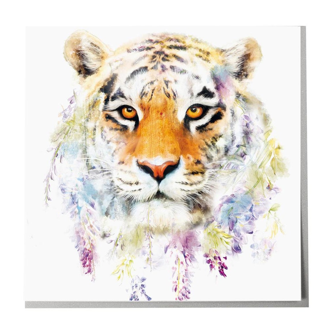 Tiger Blank Greeting Card