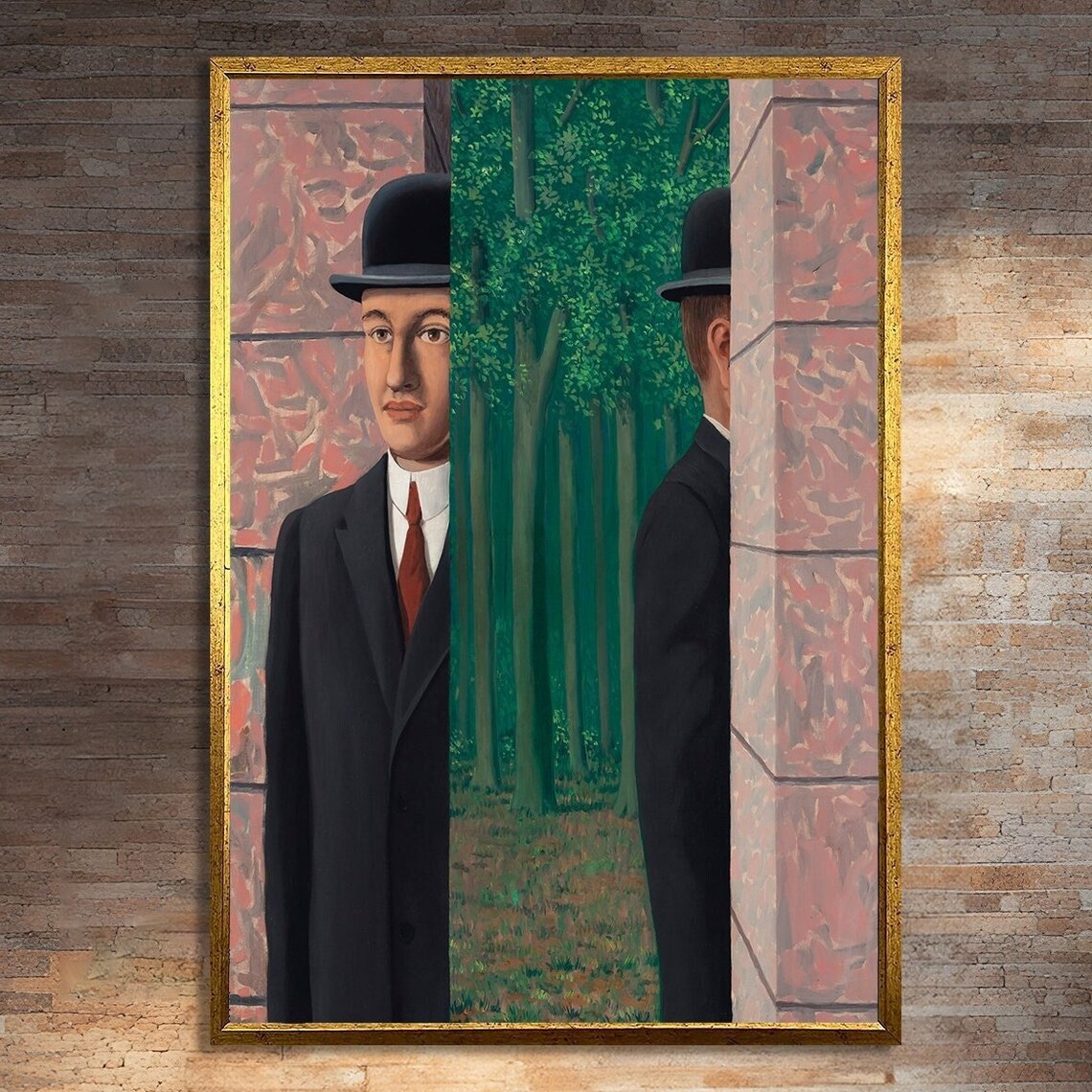 Surrealist Duality - Contemporary Travel Poster