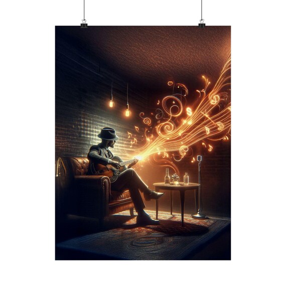 Jazz Poster, Retro Home Decor For Music Lovers