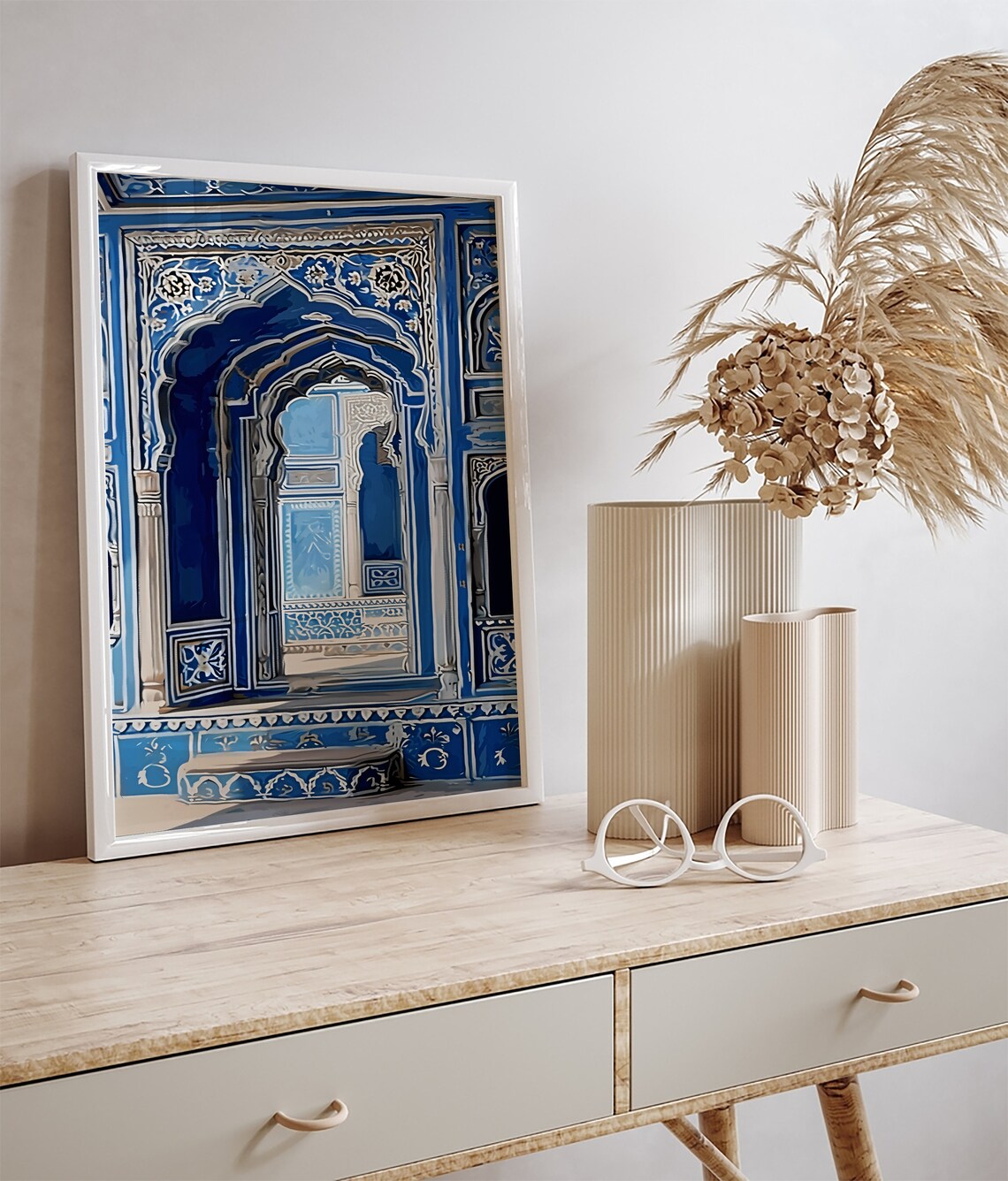 Jaipur Travel Poster, Indian Palace Wall Art - Image 3