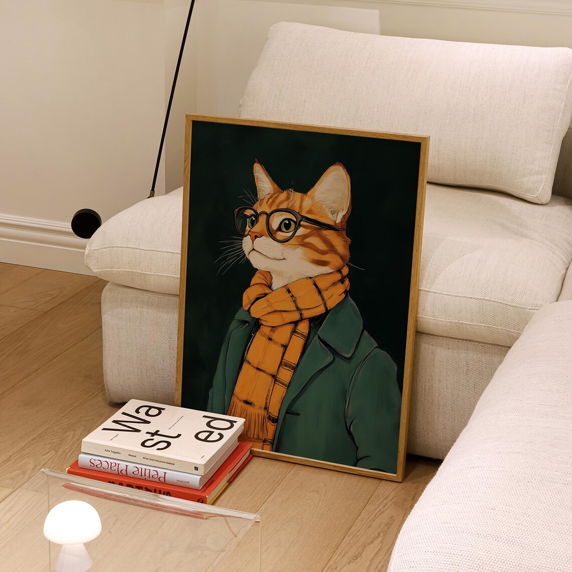 Stylish Cat Quirky Animal Illustration - Image 4