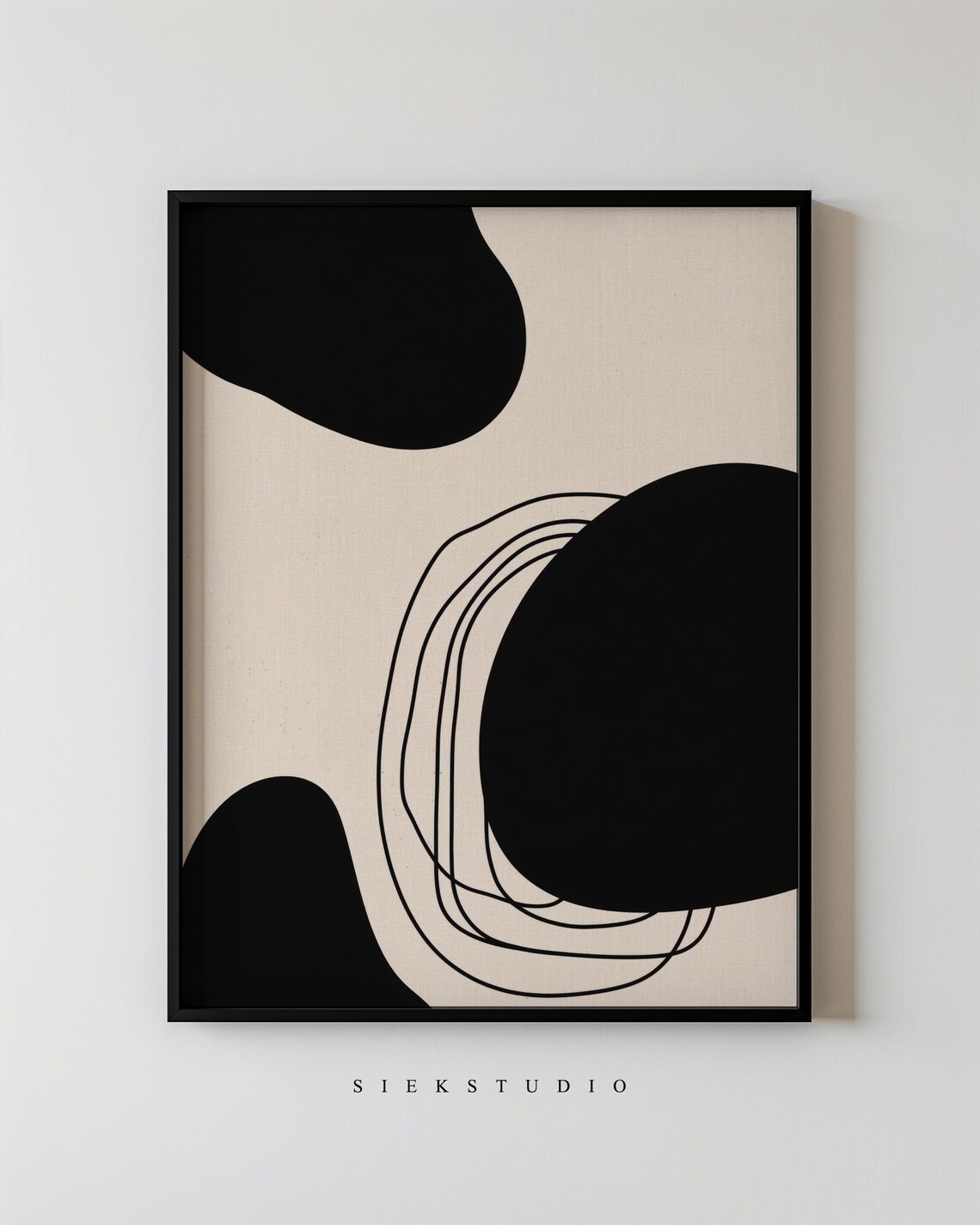 Minimalist Abstract Shapes, Geometric Art Print