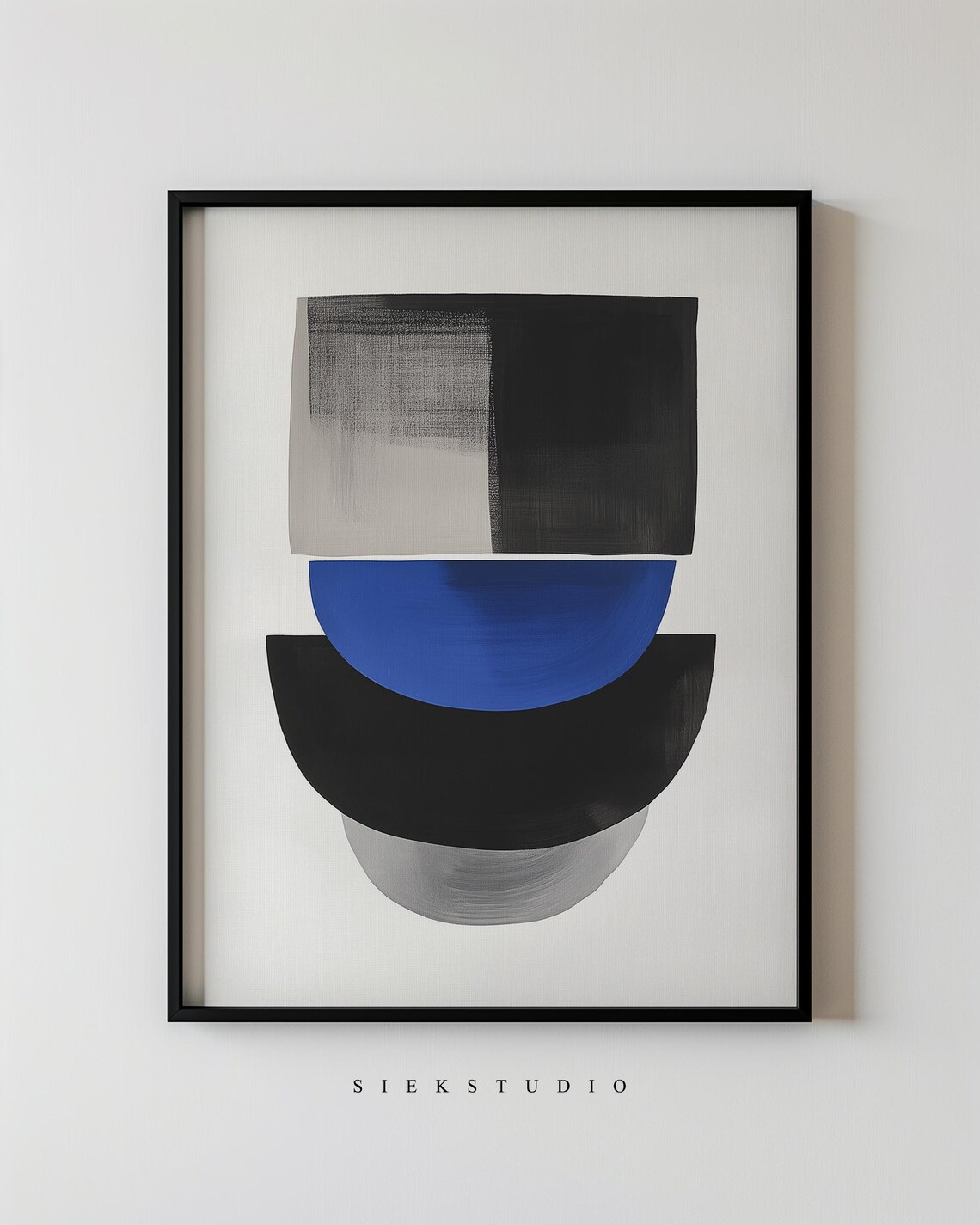 Minimalist Geometric Shapes Art Print, Abstract