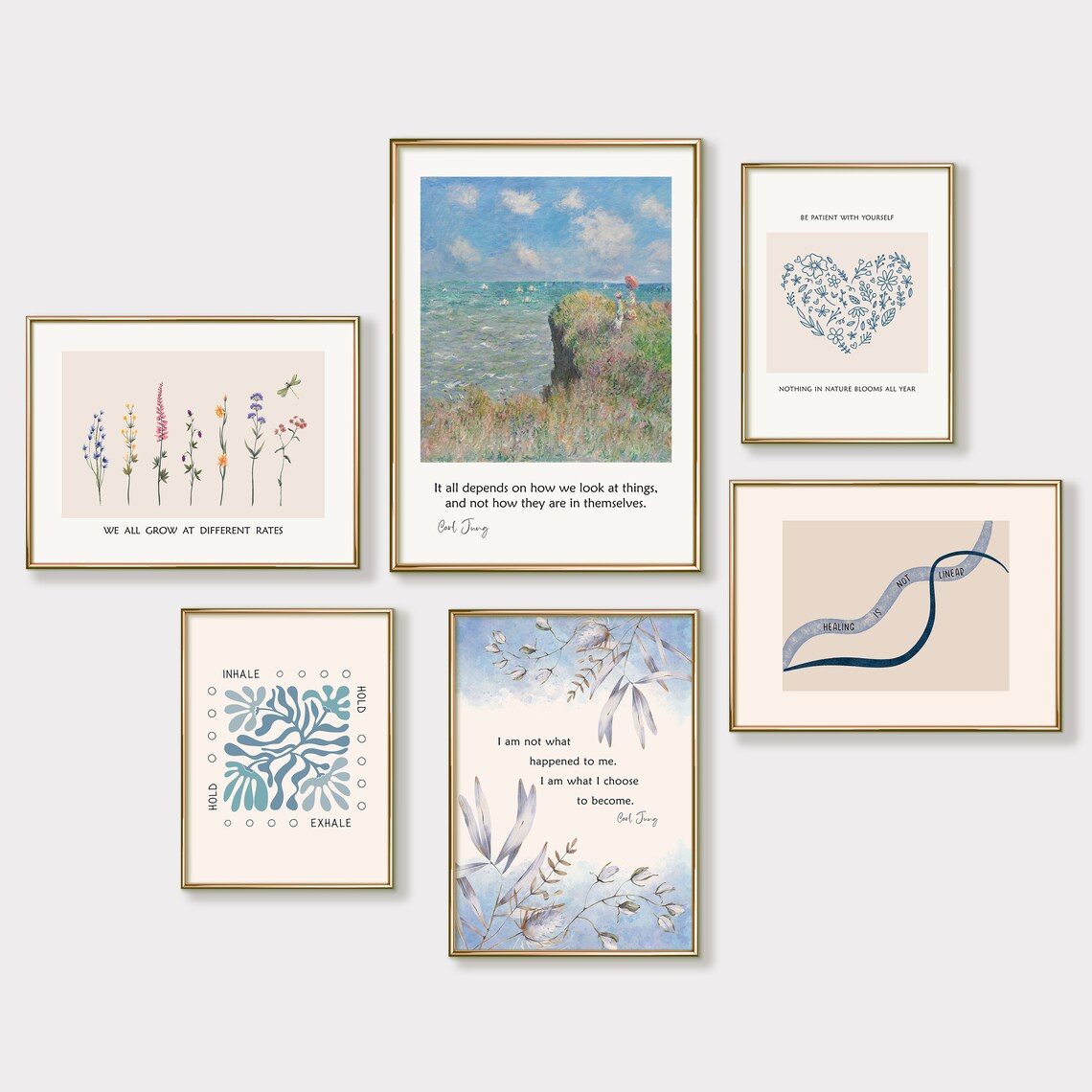 Mental Health Therapy Office Decor Psychology Prints