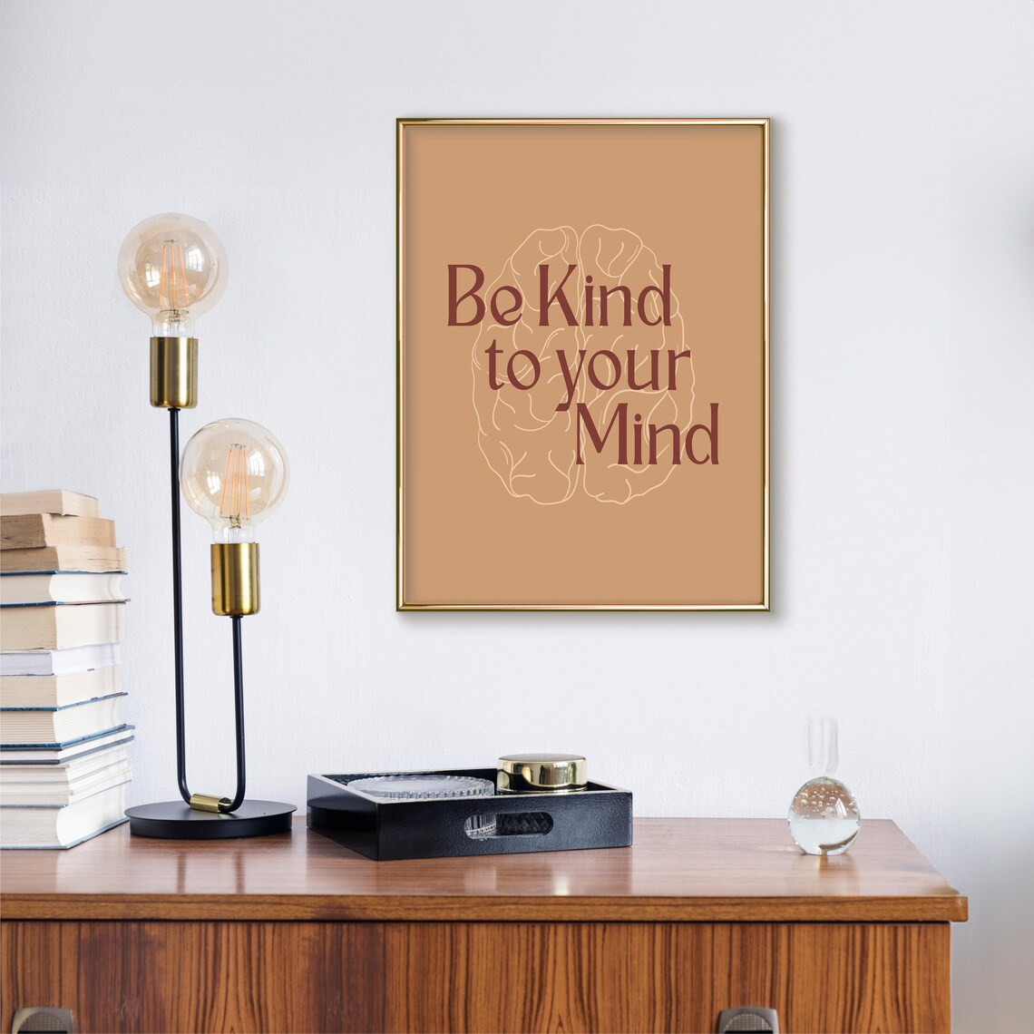 Be Kind To Your Mind Psychology Art Print - Image 2