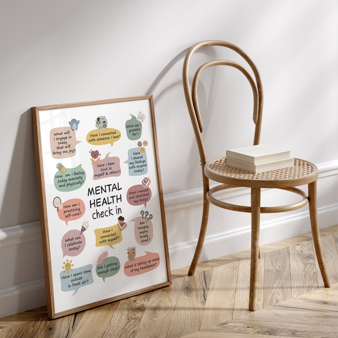 Mental Health Check-In Poster, Self Love Checklist - Image 3