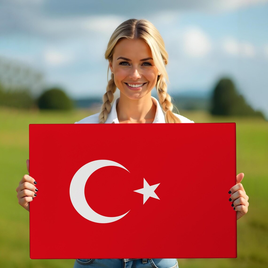 Turkish Flag Decorative Wall Art, Office Decor - Image 5
