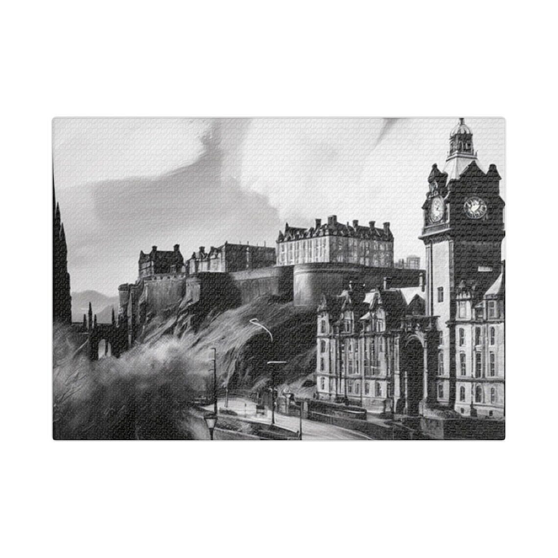 Edinburgh Landscape, Urban Wall Decor Art Print