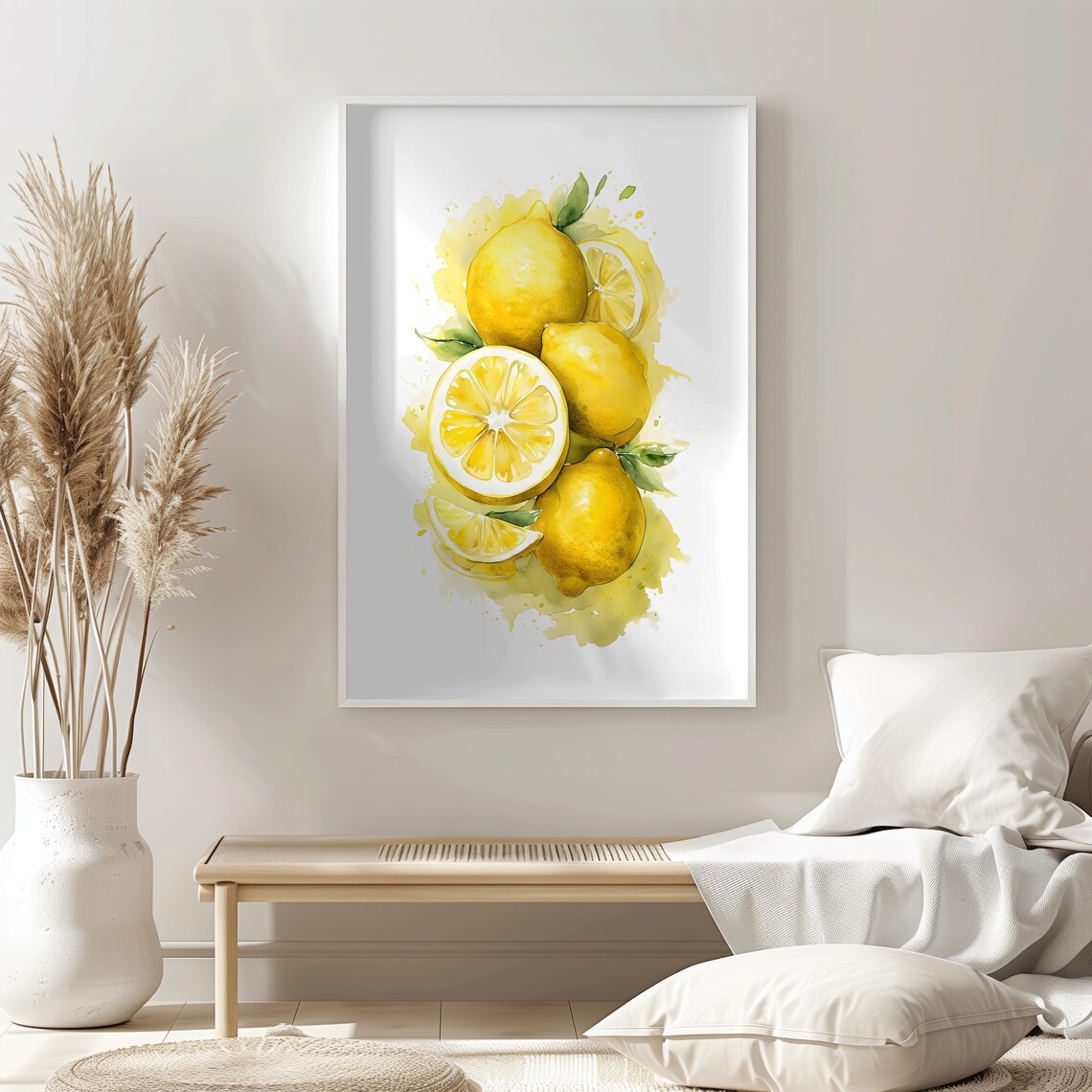 Lemon Art Print, Kitchen Dining Room Decor - Image 4