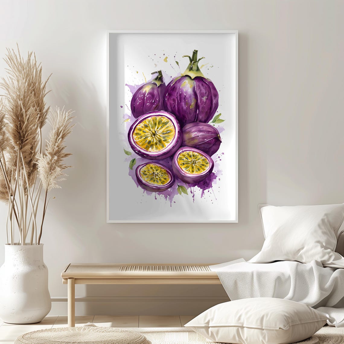 Passionfruit Art Print Unique Art Fresh Wall Art For Kitchen Dining Room Summery Fruit Poster Fruits Decor Fresh - Image 2