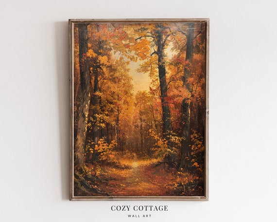 Autumn Forest - Vintage Style