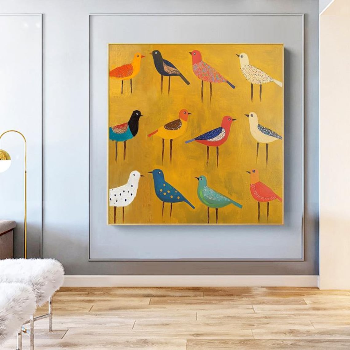 Minimalist Birds Modern Pop Art, Art Print - Image 6