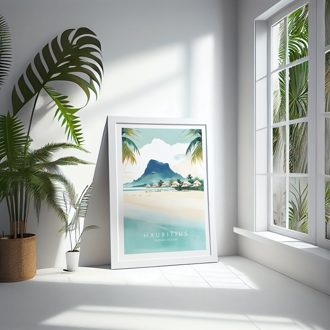Mauritius Travel Poster, Indian Ocean Destination - Image 4