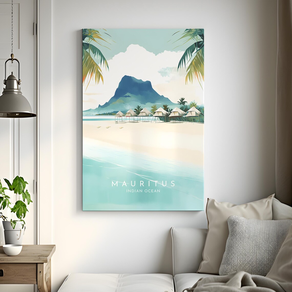 Mauritius Travel Poster, Indian Ocean Destination - Image 3