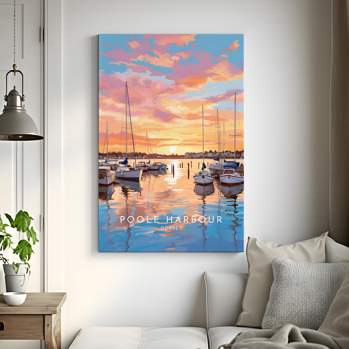 Poole Harbour England Dorset Travel Poster - Image 3