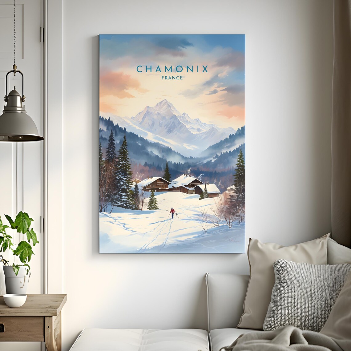 Chamonix Travel Poster, France Home Decor - Image 3