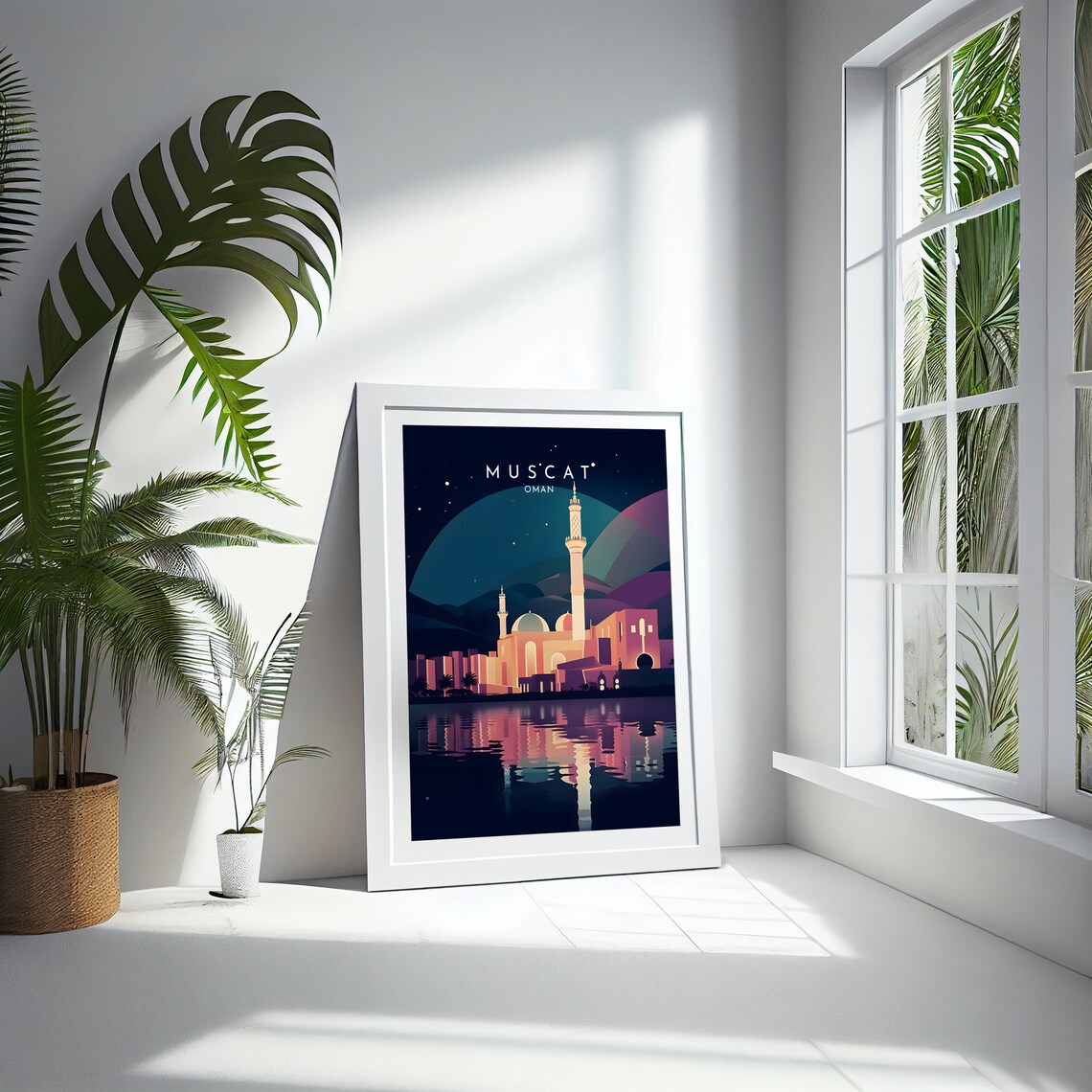 Muscat Travel Poster, Oman Home Decor Print - Image 4