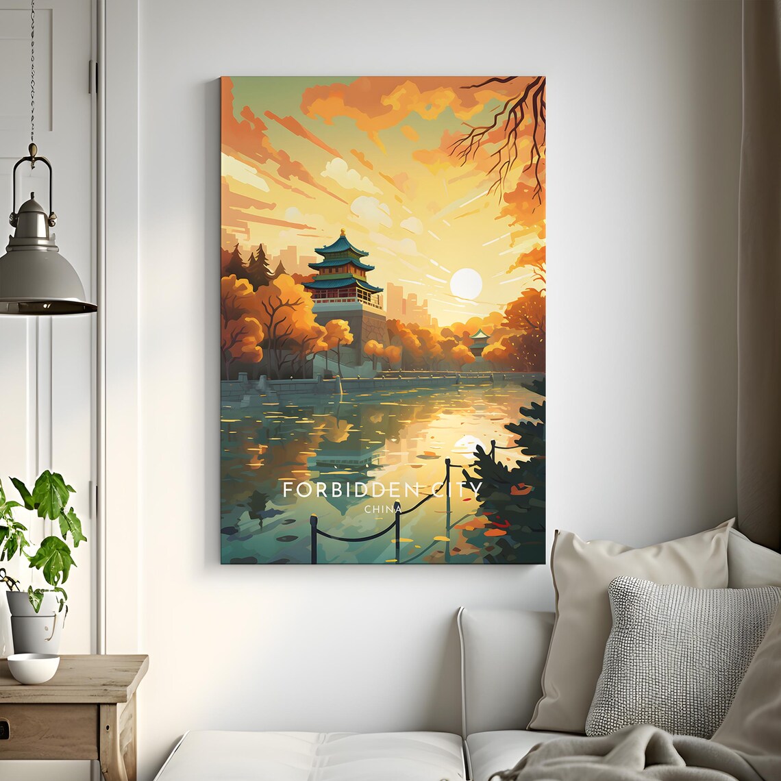 Beijing Travel Poster, Forbidden City China Travel - Image 3