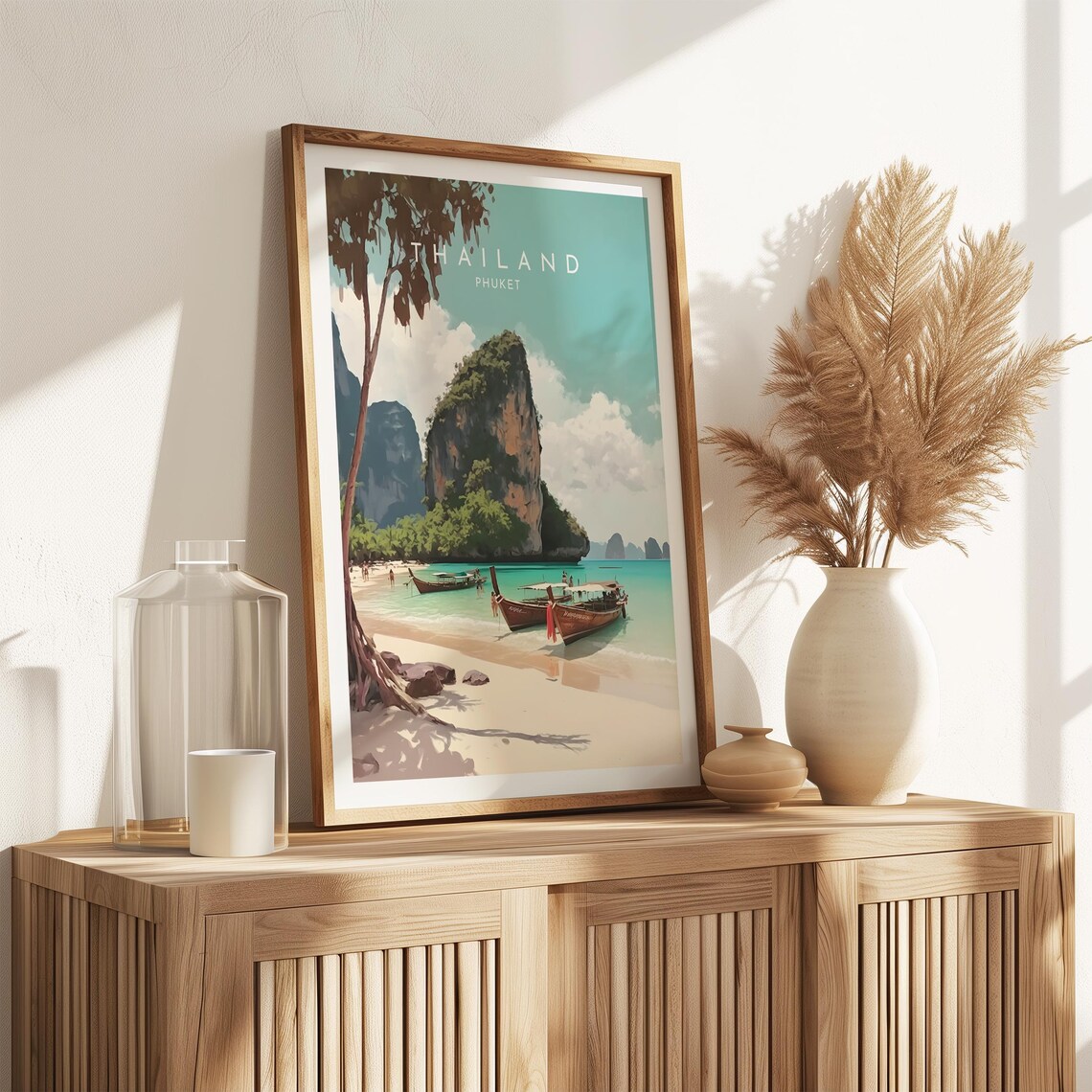 Phuket Travel Poster, Thailand Home Decor - Image 2