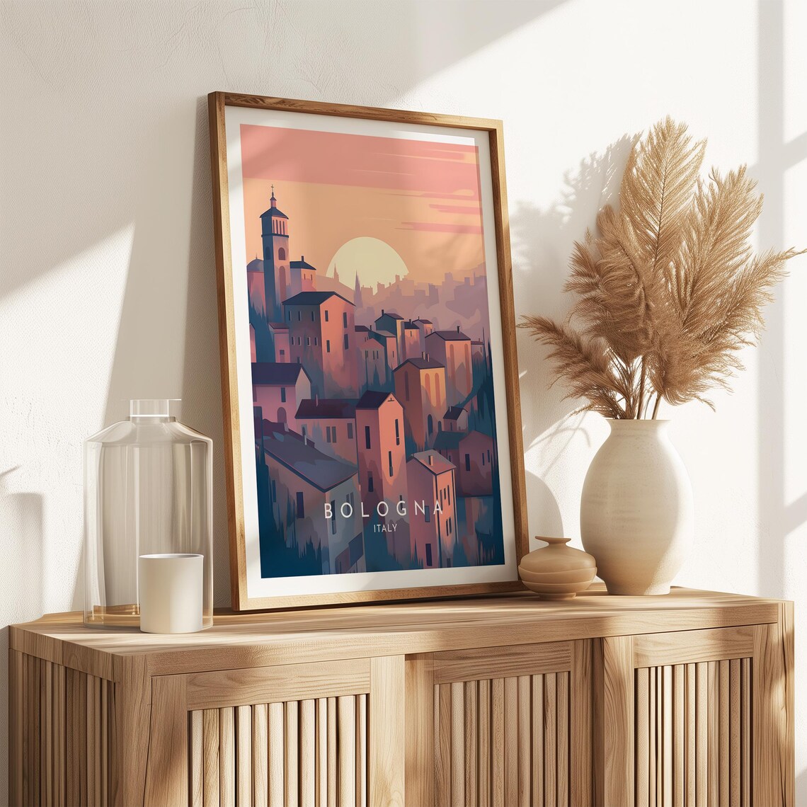 Bologna Travel Poster, Italy Home Decor Print - Image 2