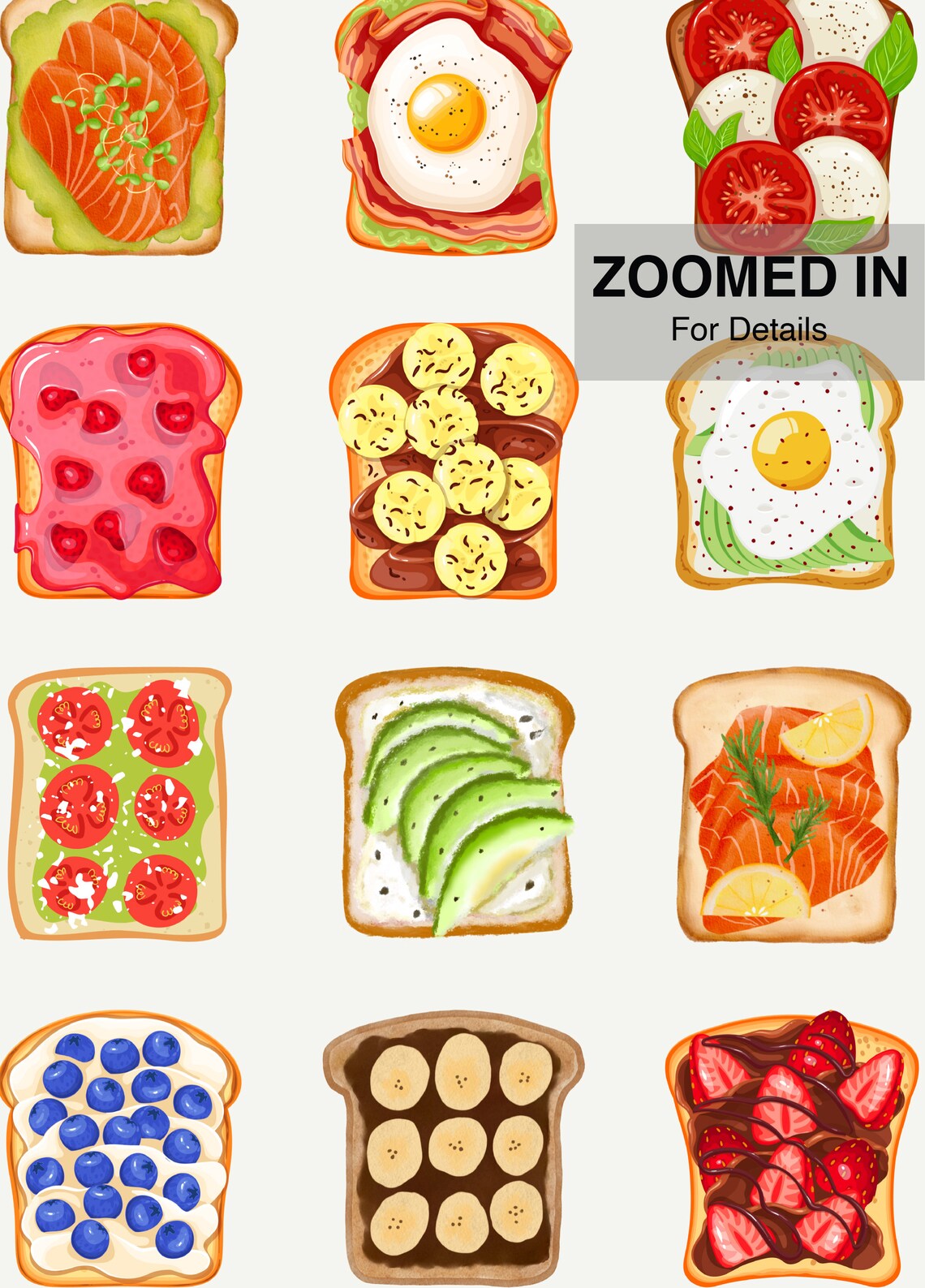 Avocado Toast - Minimalist Food Art - Image 5