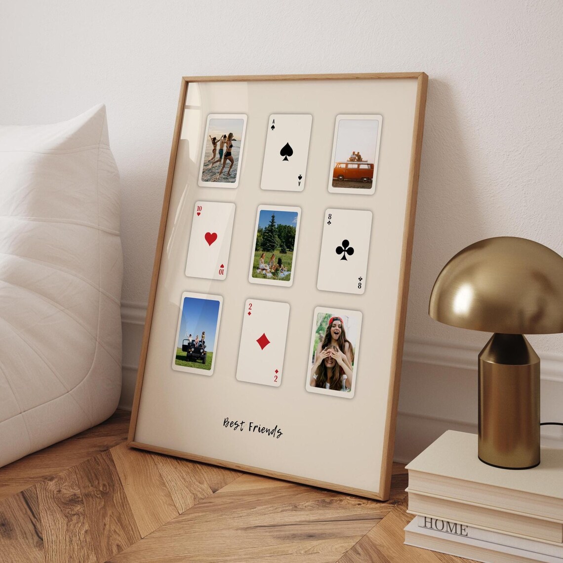 Personalized Playing Card Photo Collage Gift