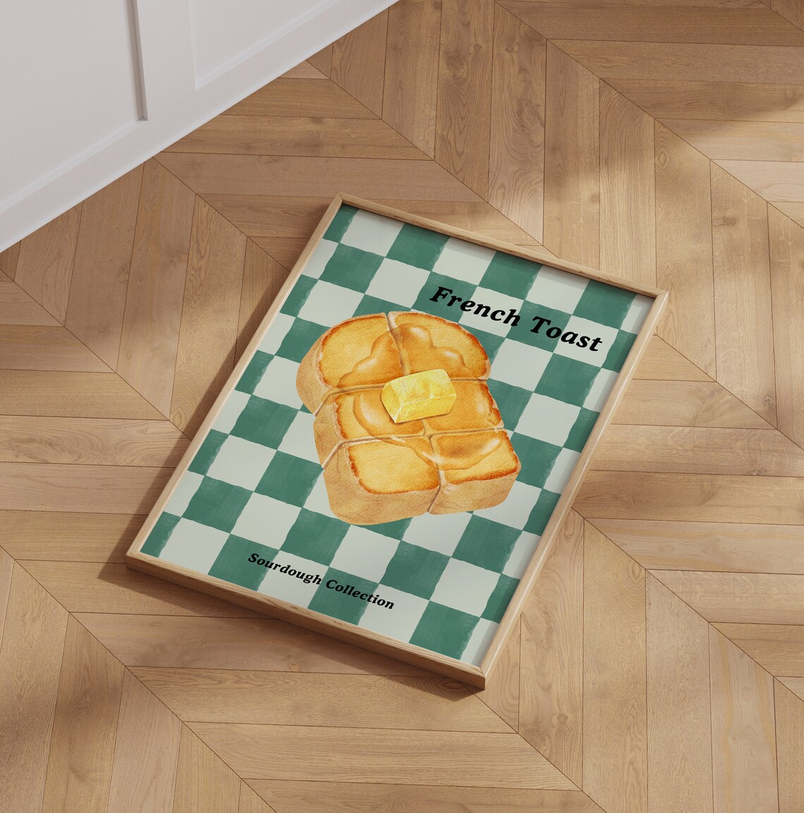 Toast Breakfast Poster Print, Minimalist Kitchen Art - Image 5