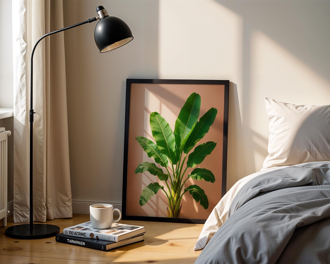 Banana Leaf Minimalist Tropical Plant Poster - Image 6