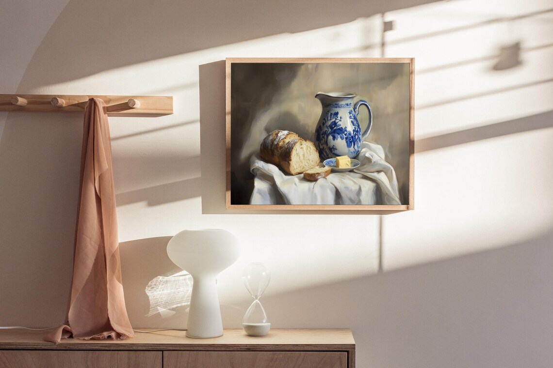 Sourdough Bread And Butter, Vintage Kitchen Decor - Image 5