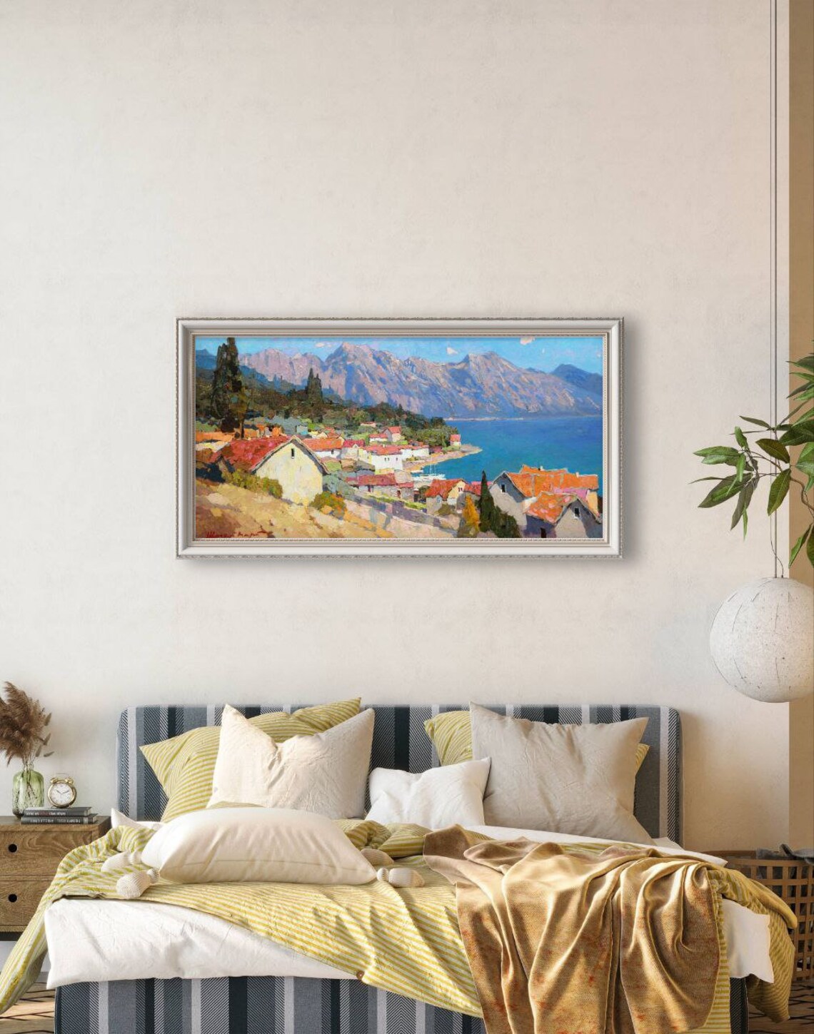 Coastal Seascape Croatia Landscape Art Print
