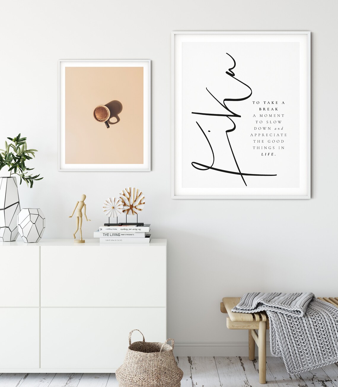 Fika Swedish Word Definition Print Take A Break Slow Down Enjoy Life Wall Decor - Image 2