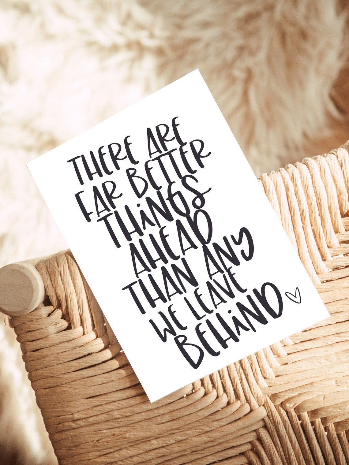 Far Better Things Ahead C S Lewis Quote Minimalist Wall Art Poster - Image 5