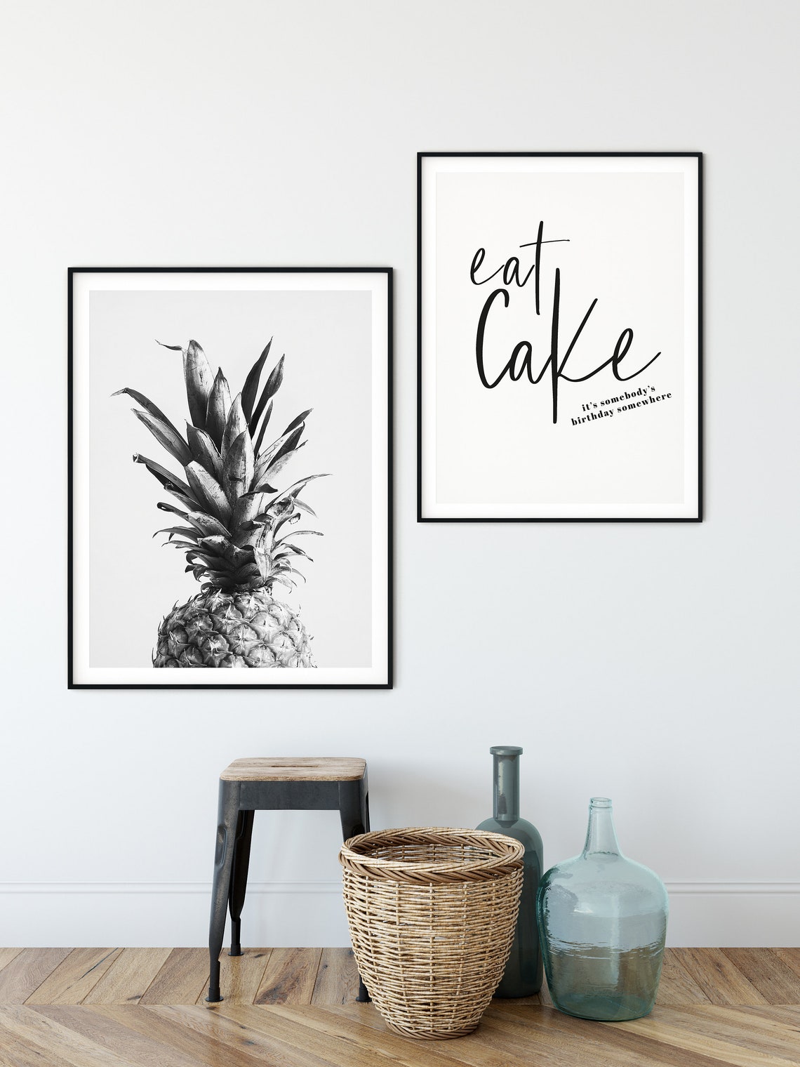 Eat Cake Its Somebodys Birthday Somewhere Kitchen Quote Wall Poster - Image 5