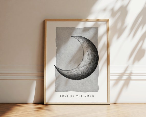 Live By The Sun Love By The Moon Wall Art Sun And Moon Print Zodiac Print Boho Decor Poster Spiritual Gifts Hippy Decor Minimalist Art