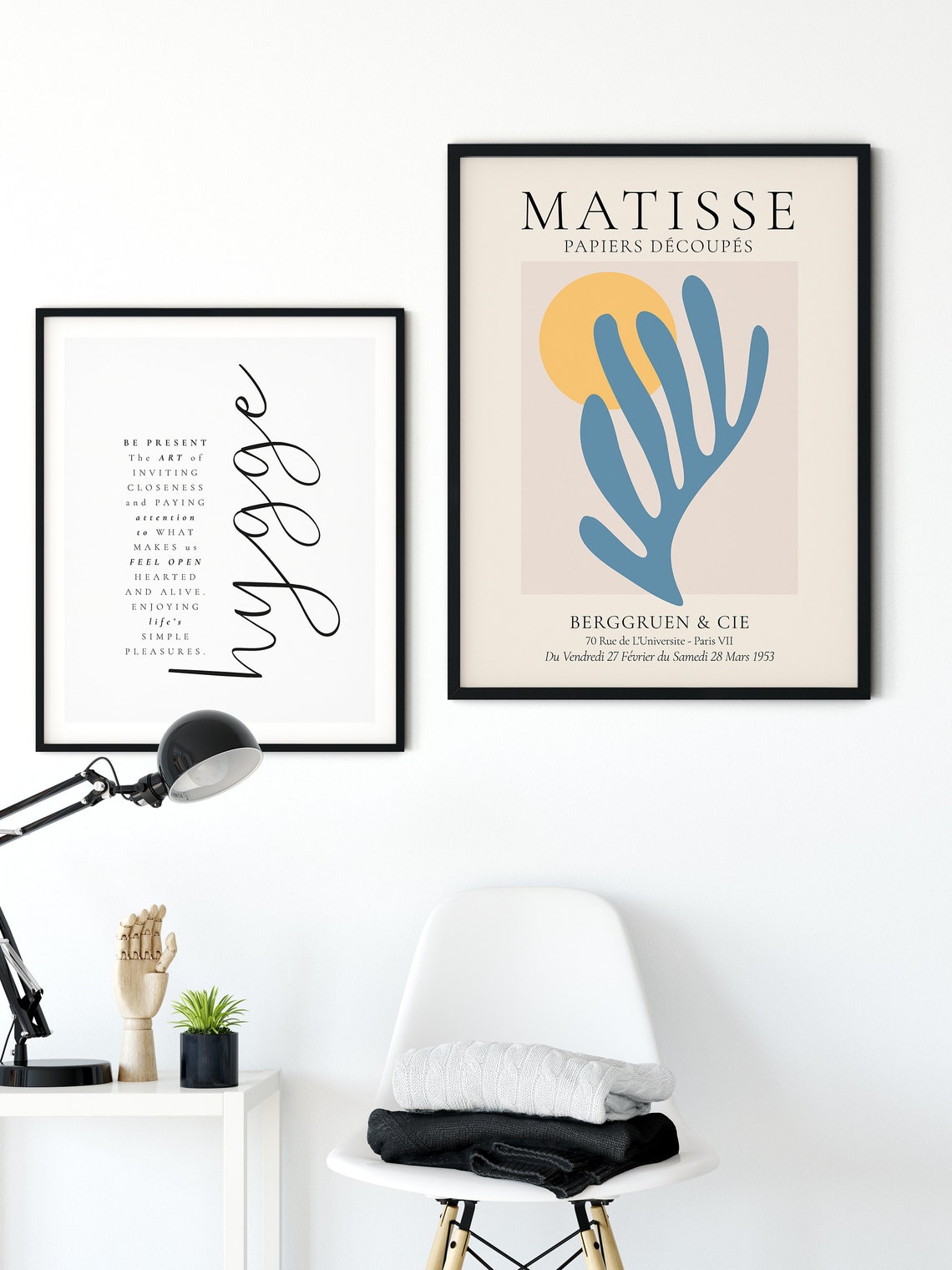 Matisse Blue Papiers Decoupes Cutout Sun Art Exhibition Print Poster - Image 2