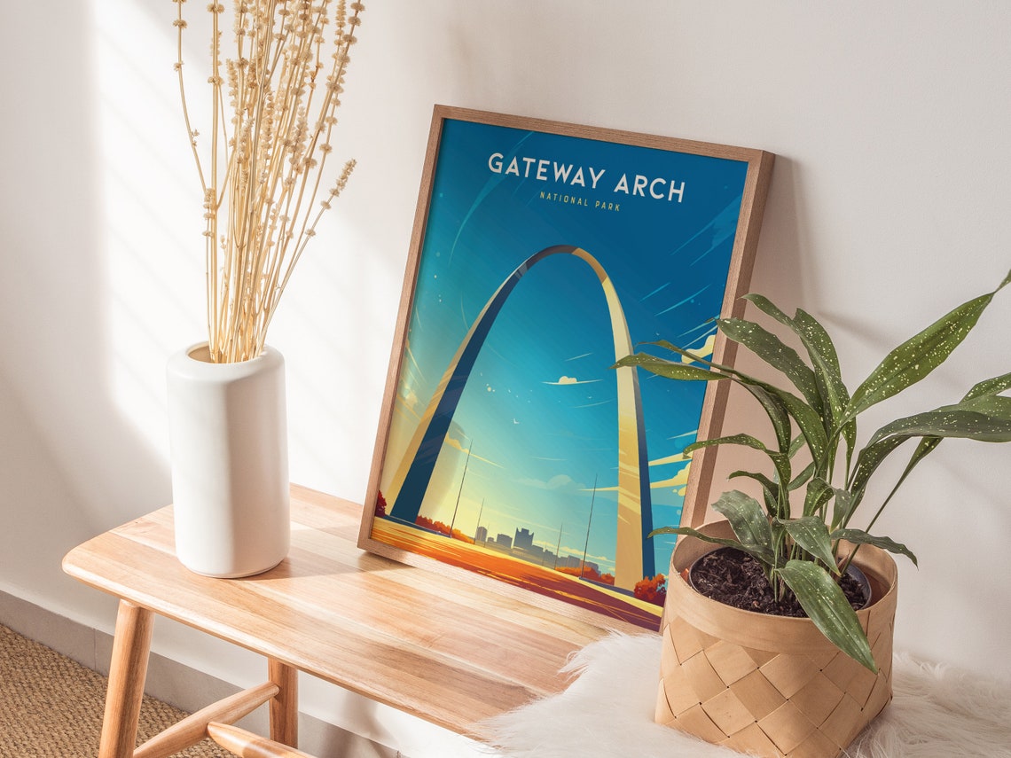 Gateway Arch National Park St Louis Missouri Landmark Poster - Image 4