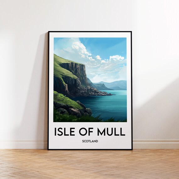 Isle Of Mull Vintage Travel Poster Print