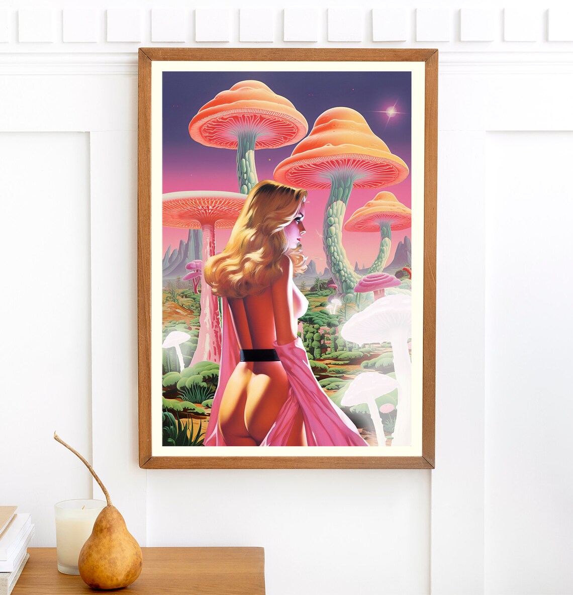 Lost V2 Psychedelic Mushroom Art Poster - Image 2