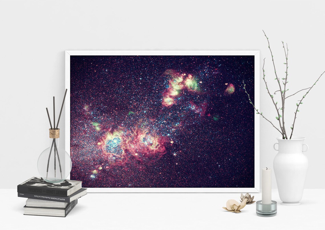 Hubble Known Universe Galaxy Poster, Astronomy Decor - Image 3