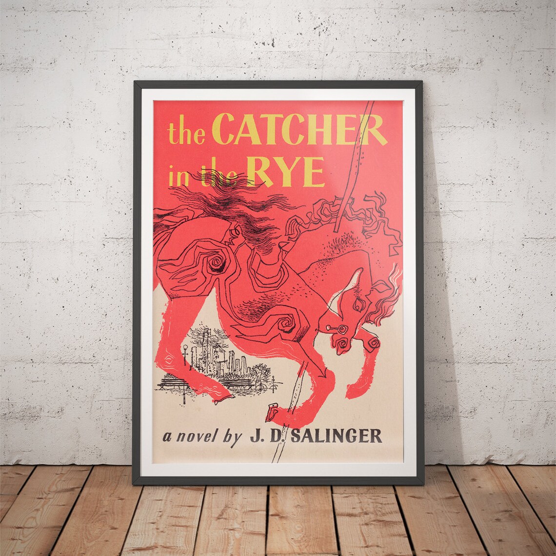 The Catcher in the Rye Book Cover Poster Print