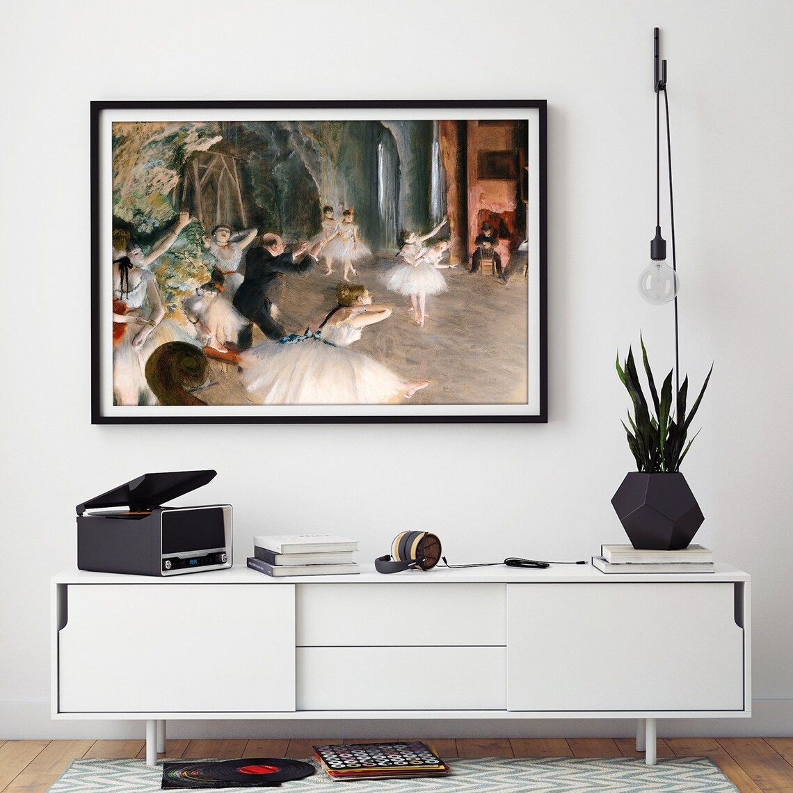 The Rehearsal Onstage Print Edgar Degas Vintage Art Classic Prints Renaissance Paintings Home Prints - Image 2