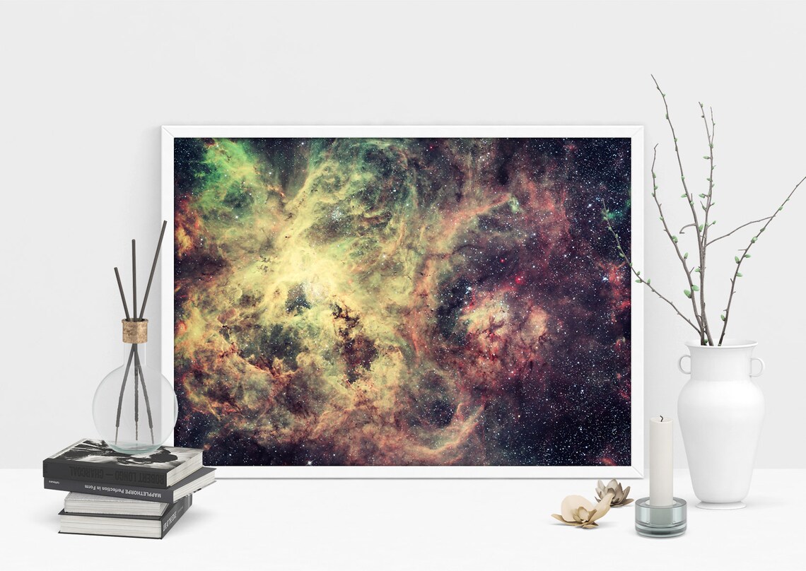 Hubble Tarantula Nebula Galaxy Art Print - Image 2