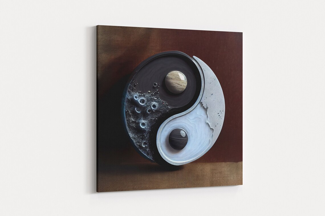 3D Yin And Yang Zen Art Print, Wall Decor - Image 6